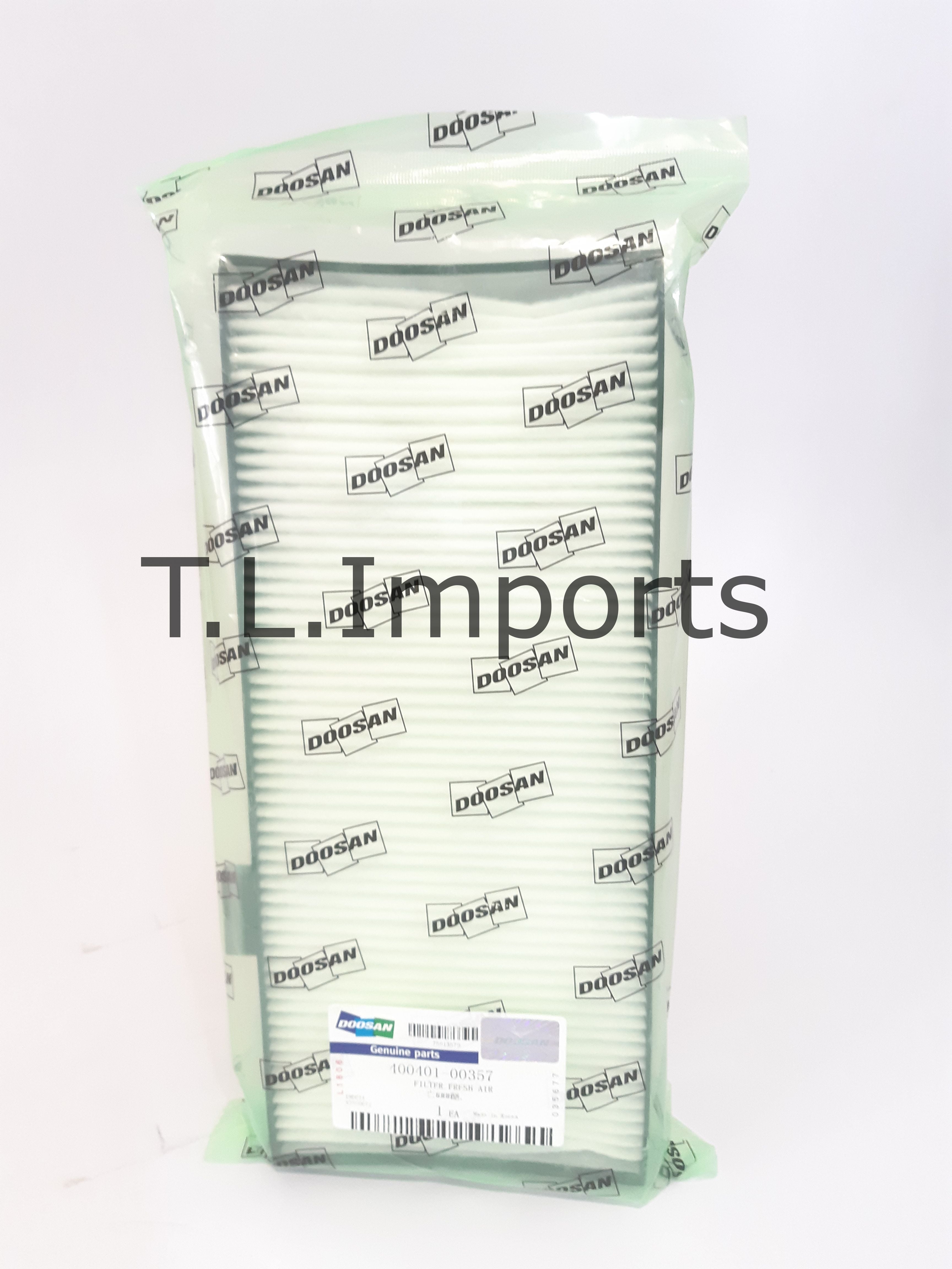Doosan Filter Fresh Air - 400401-00357 Doosan Filter Fresh Air - 400401-00357